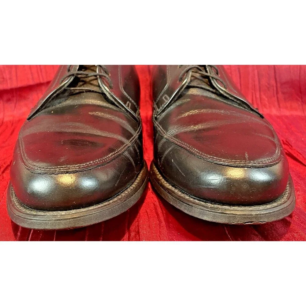 Men’s Stuart McGuire Spring Step Black Leather Oxford Dress Shoes sz 9D